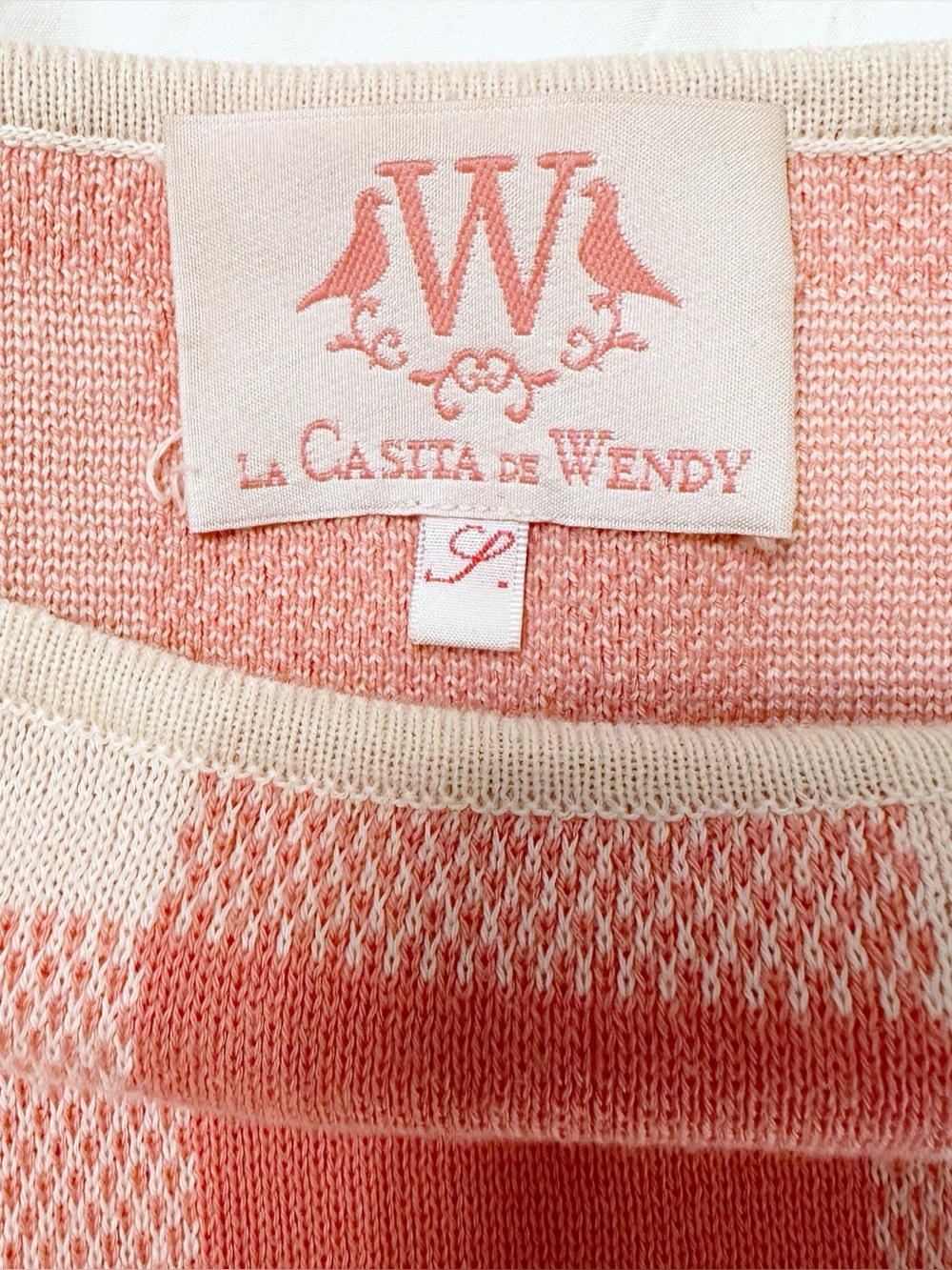 Anthropologie La Casita De Wendy Plaid Poncho Organic Cotton Top Size Large - Picture 7 of 8